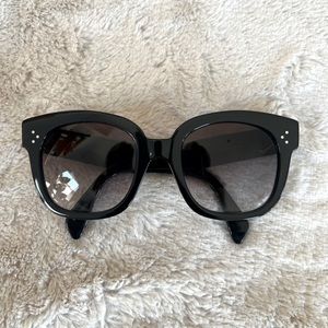 Celine genuine black acetate sunglass FRAMES ONLY